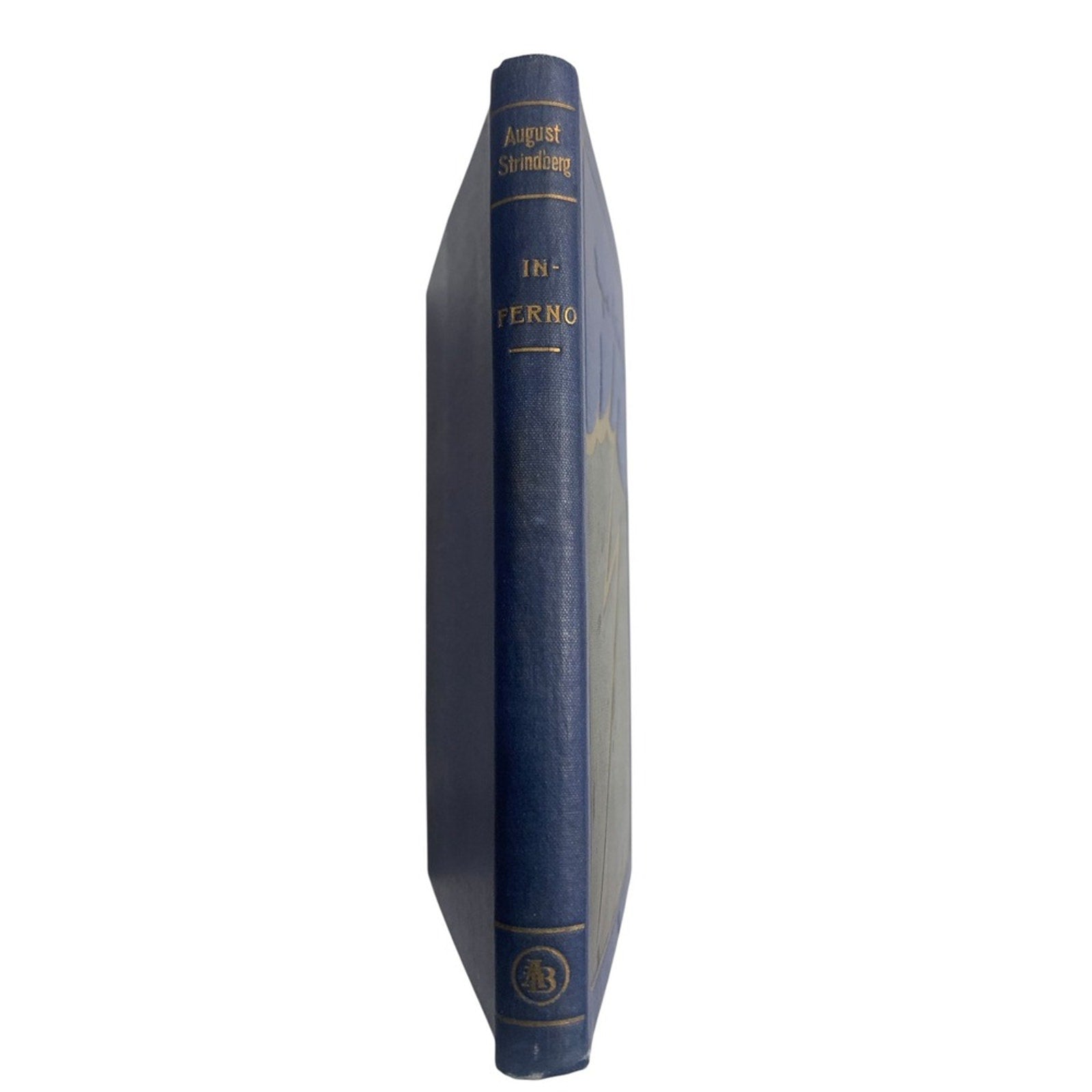 August Strindberg Inferno Tredje Upplagan Swedish Novel Hardcover Book