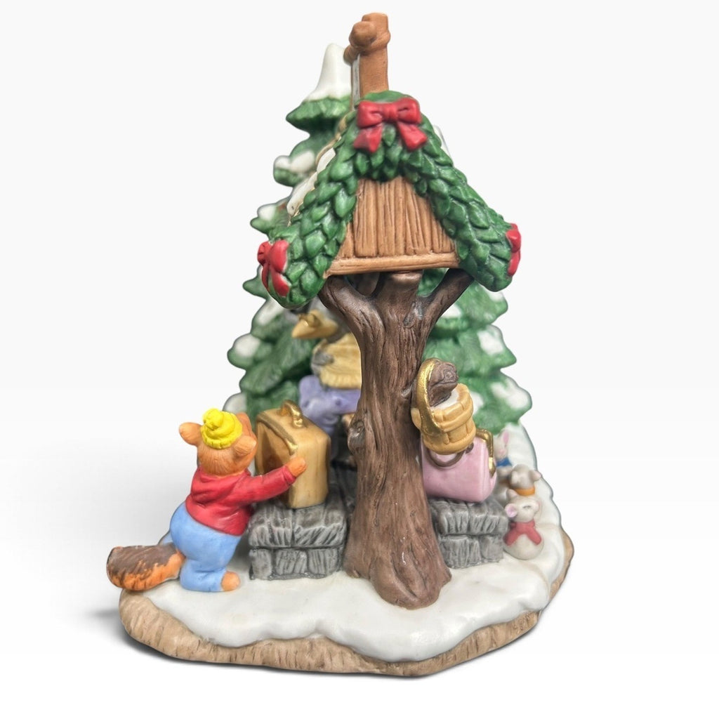 Fitz and Floyd Whistlestop Junction Train Stop Enchanted Forest 19/790 1994