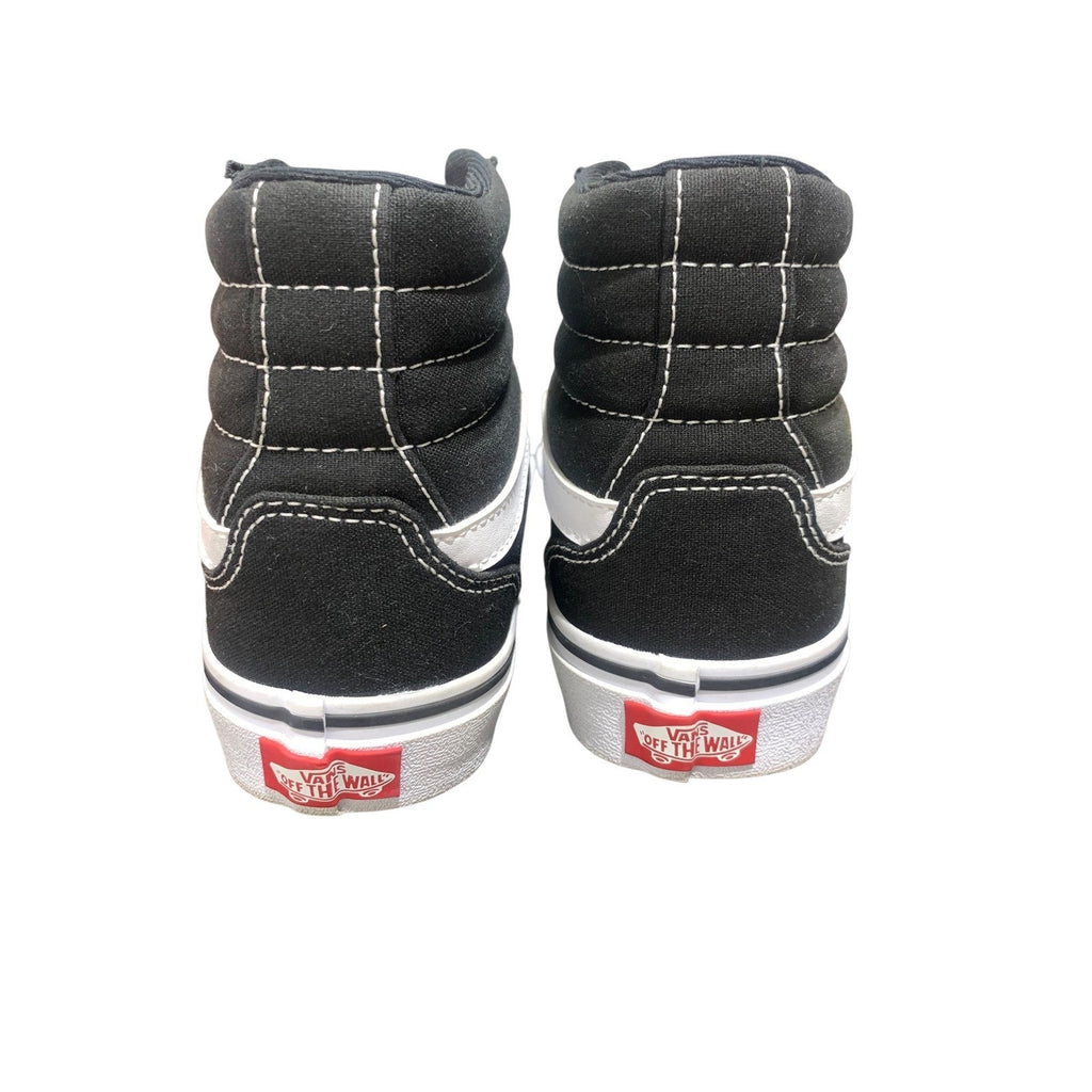 Vans Sk8-Hi Black White High Top Canvas Sneakers Womens 8 Mens 6.5 VN000D5IB8C