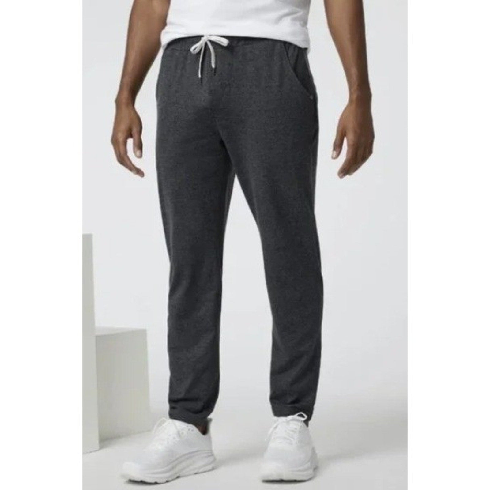 Vuori Ponto Performance Pant Mens Medium Charcoal Heather Grey V418 Joggers