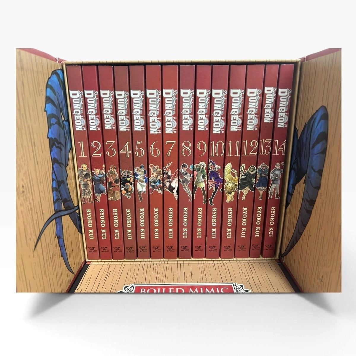 Delicious in Dungeon Manga Vol 1-14 Complete Box Set Ryoko Kui Yen Press
