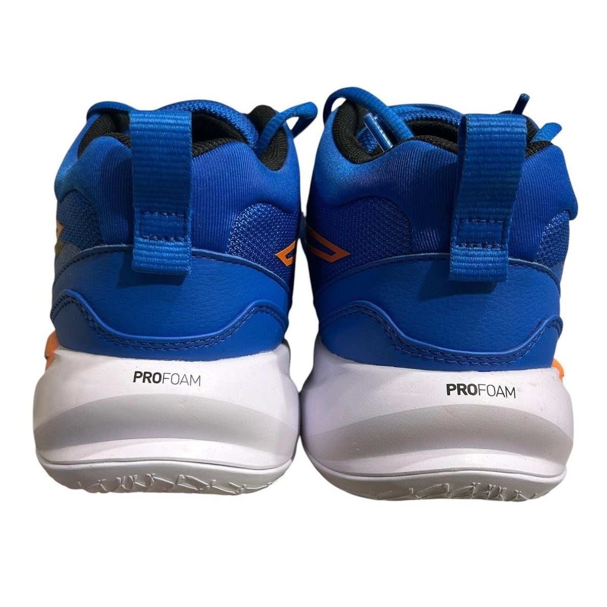 Puma Court Rider Chaos Mens Basketball Shoes Blue Orange 377572-09 Size 7