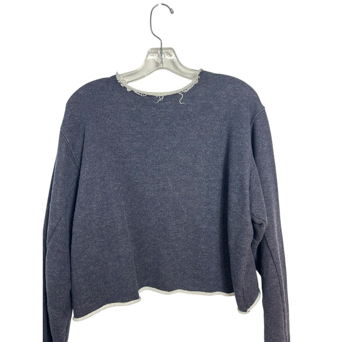 MOTHER The Cut Bubble Cropped Sweatshirt Coming In From The Cold XS grunge Edge