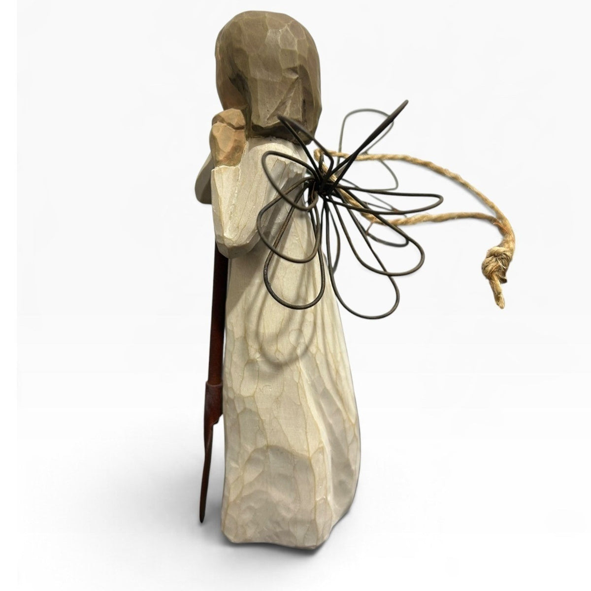 Willow Tree Angel of the Garden Ornament Susan Lordi Demdaco Shovel 2002 Box
