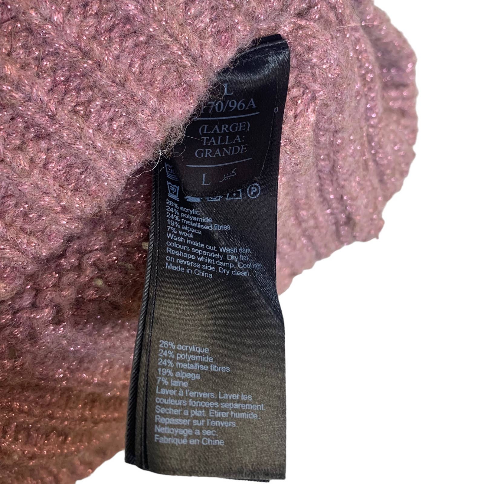 ALLSAINTS Gemini Jumper Italian Yarn Chunky Sweater SZ L Oversized