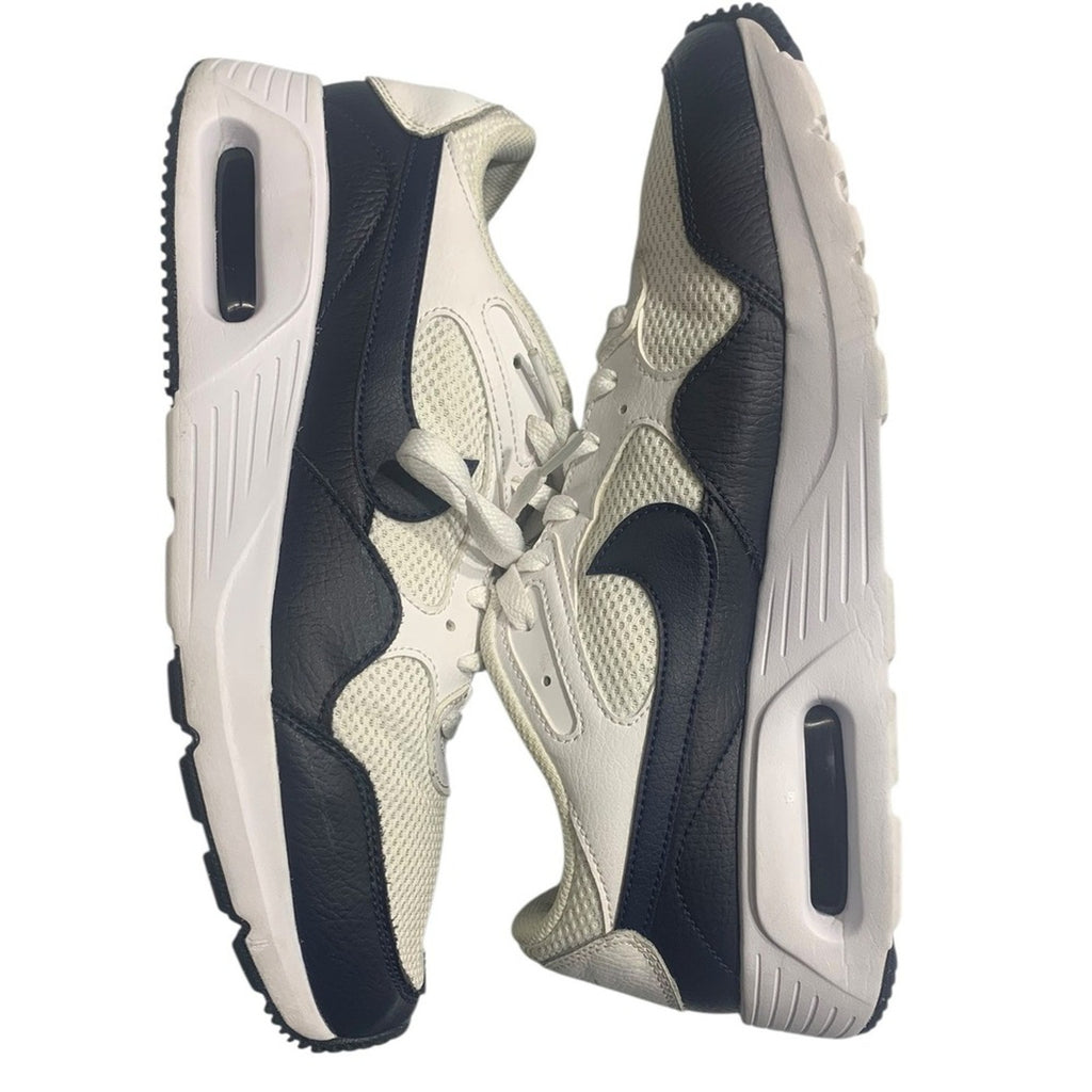 Nike Air Max Shoes Men Size 11 CW4555 123 White Navy Leather Mesh Sneakers
