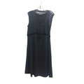 Weekend MaxMara Black Silk Blend Sheer Overlay Dress Made in Italy XL