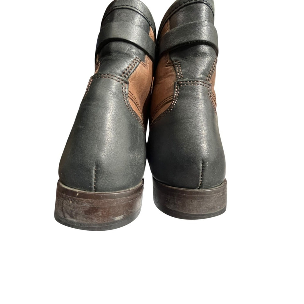 Ted Baker Comptan Brown Leather Cap Toe Lace Up Ankle Boots Mens UK 9 US 10