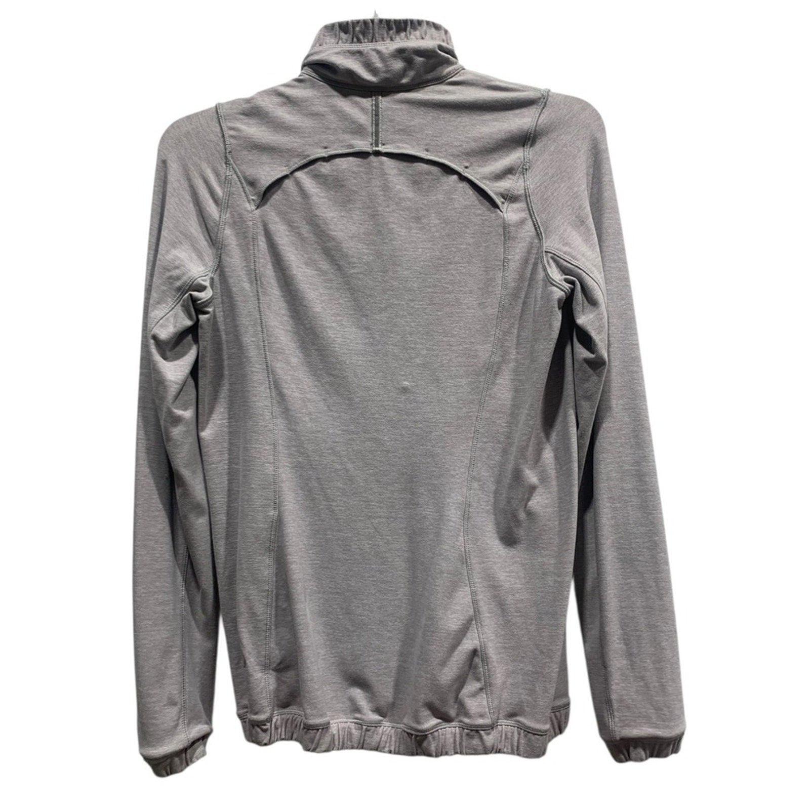 Lululemon Forthright 1/2 Zip Grey Heathered Long Sleeve Pullover Size 6