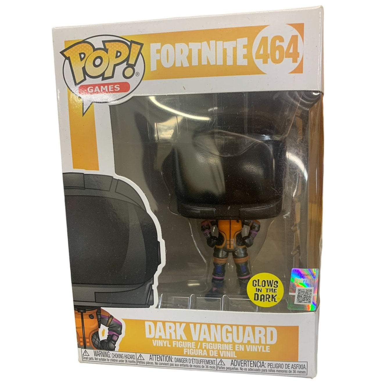 Funko Pop Fortnite Game #464 Dark Vanguard Vinyl Glow in the Dark