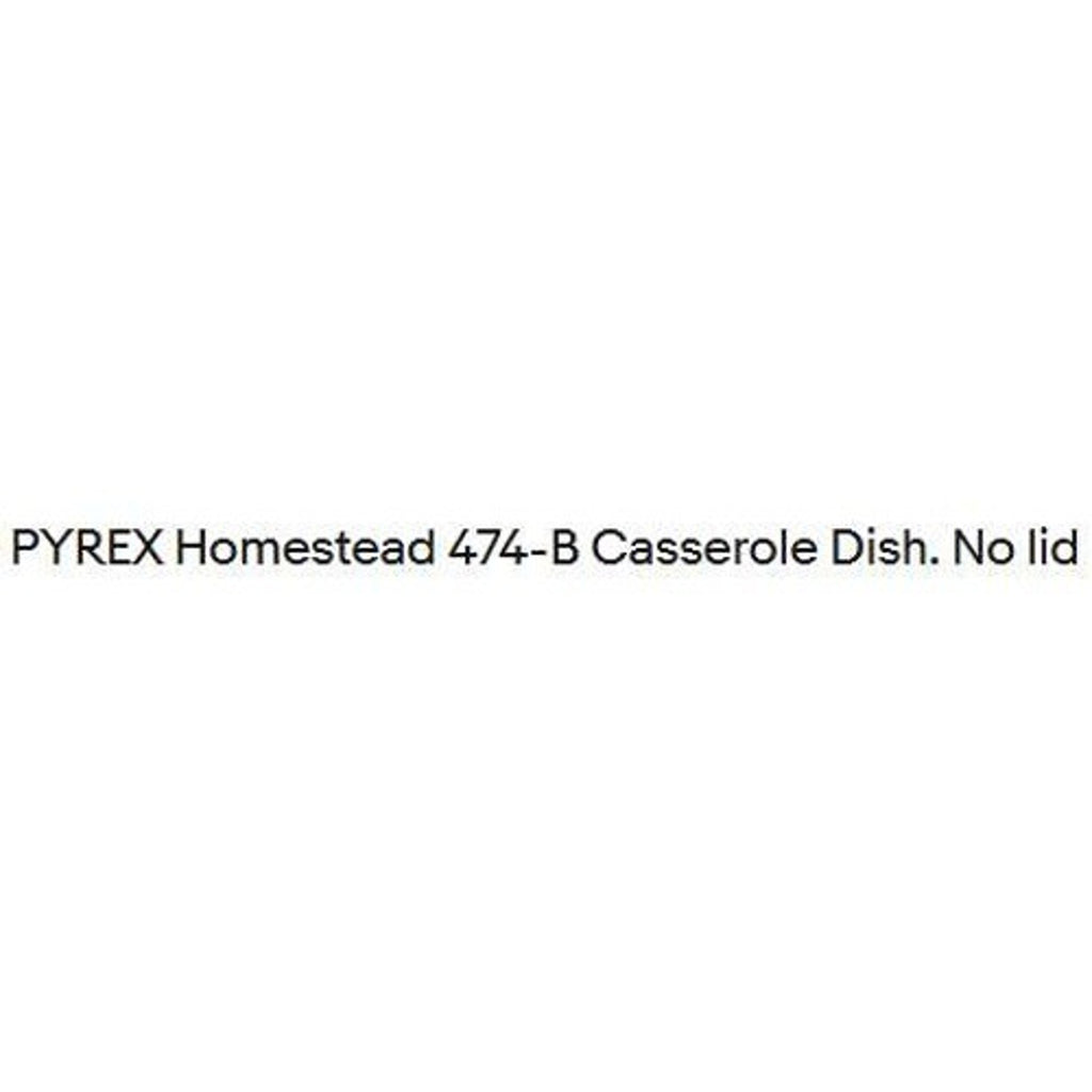 Pyrex Homestead 474-B Casserole Dish Vintage Blue Floral Speckled Beige 1.5 QT