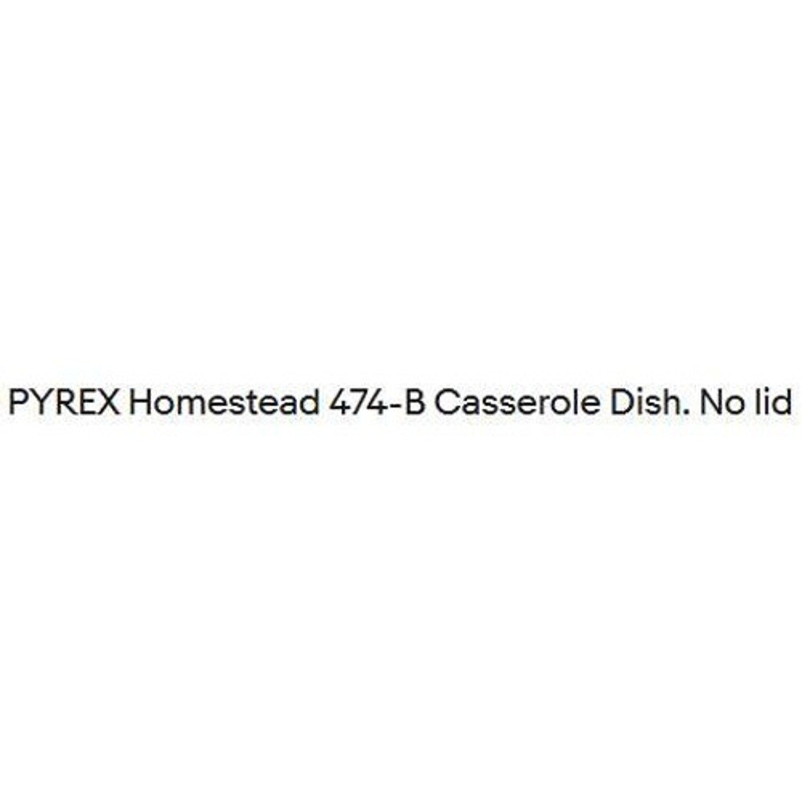 Pyrex Homestead 474-B Casserole Dish Vintage Blue Floral Speckled Beige 1.5 QT