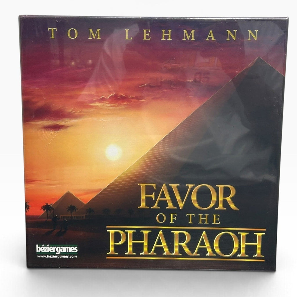Bezier Games Favor of the Pharaoh Board Game Tom Lehmann New Sealed Egypt Dice