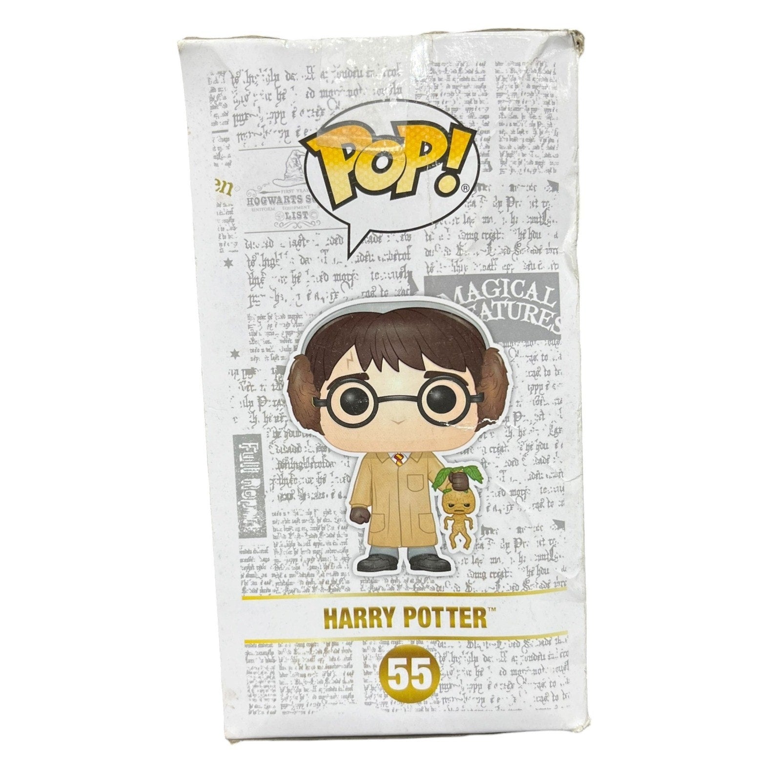 Funko Pop Harry Potter 55 with Mandrake Herbology Vinyl Figure 2018 Box Wear