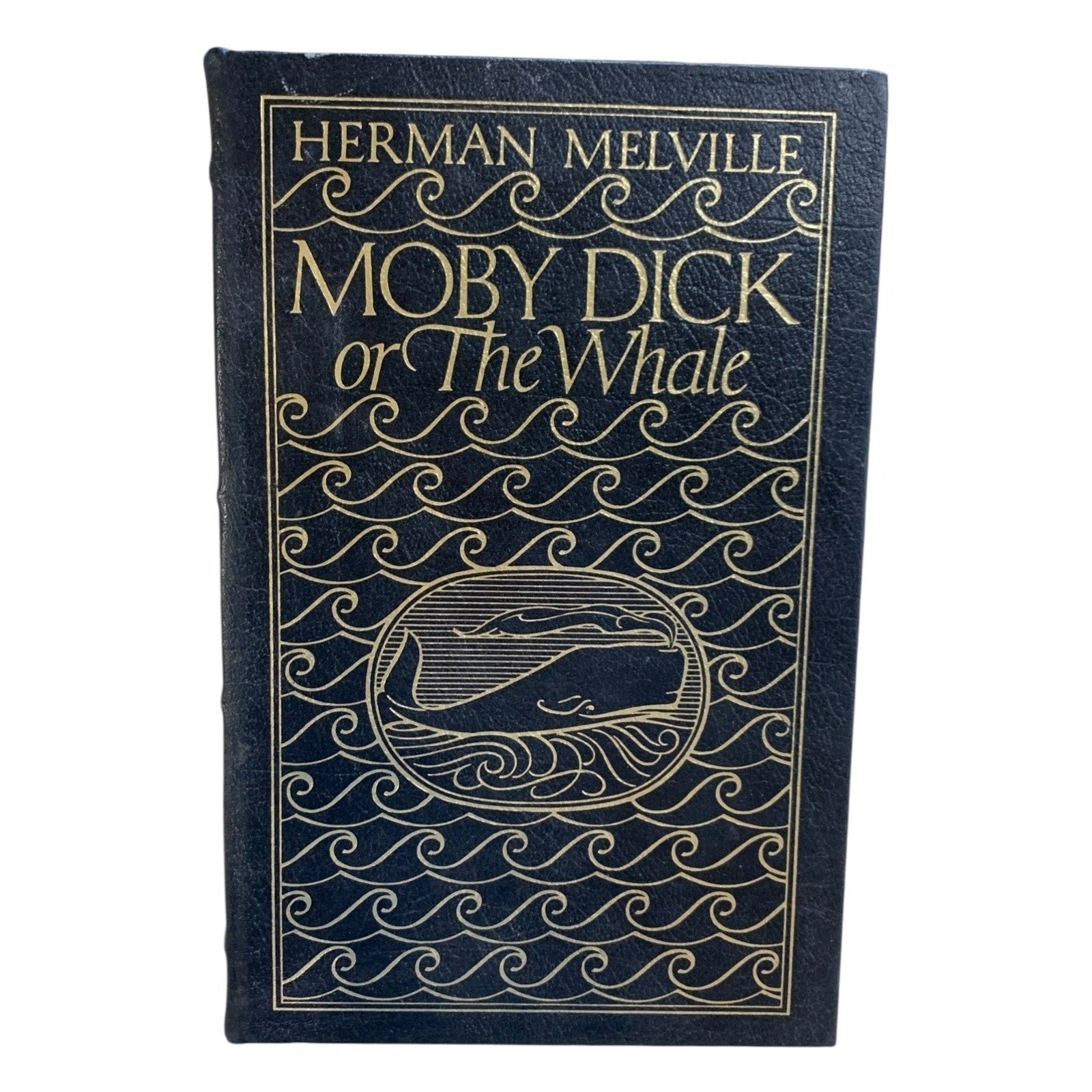 Moby Dick or The Whale Herman Melville Black & Gold Hardcover Book