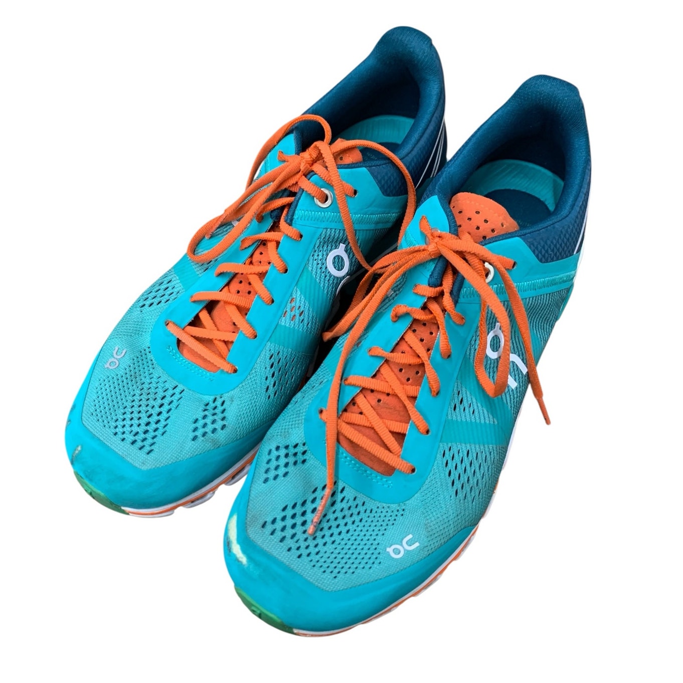 On Cloud 5 Atlantis Flame Blue Orange Swiss Engineered Women’s 9.5 Running