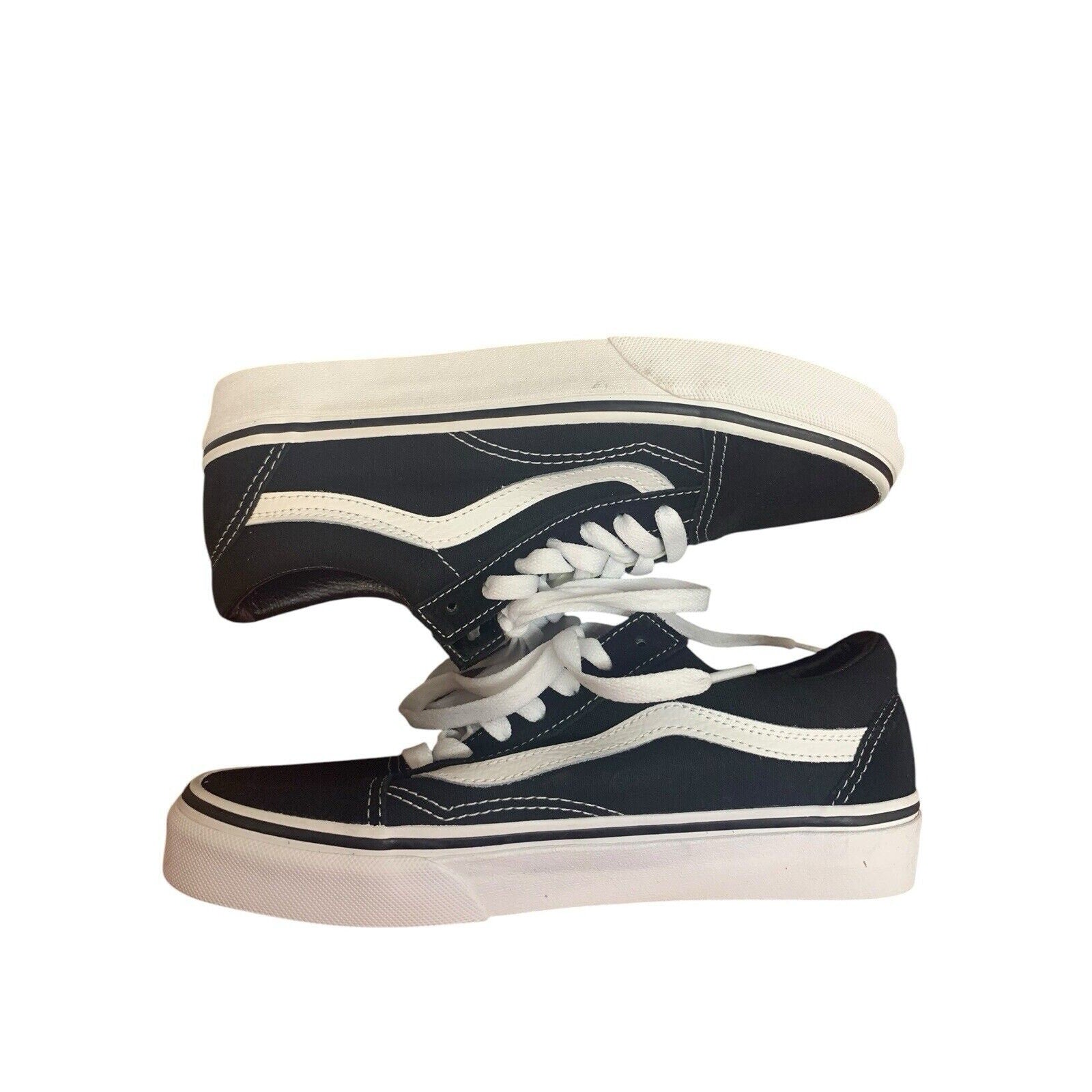 Vans Unisex Off The Wall 507698 Black Casual Shoes Sneakers Size M 5 W 6.5