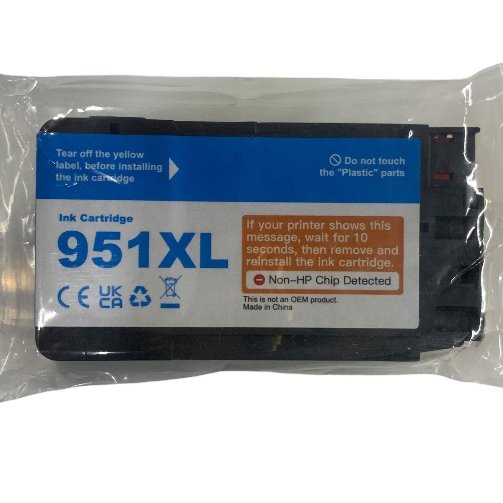 951XL Cyan Ink Cartridge High Yield Replacement HP Compatible