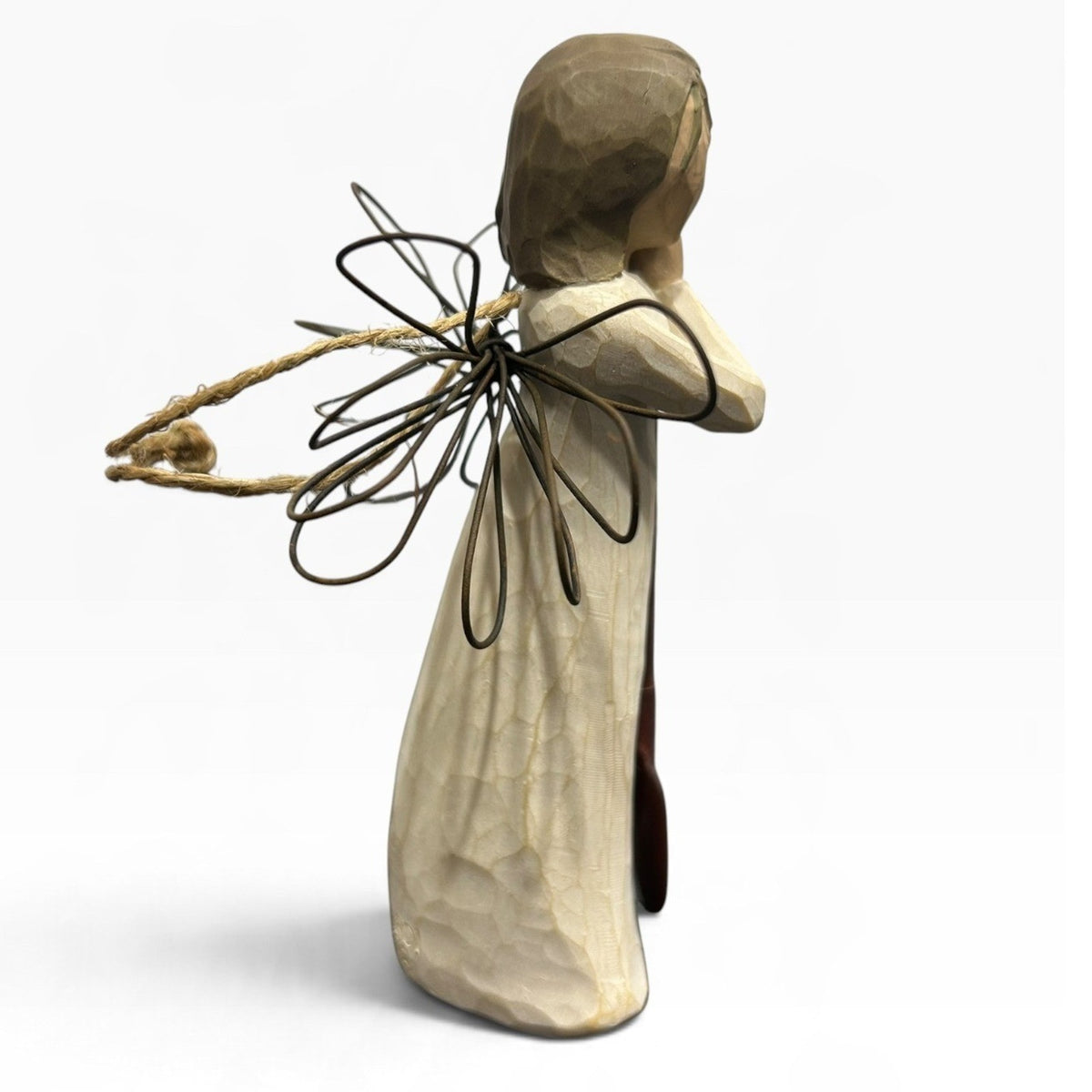 Willow Tree Angel of the Garden Ornament Susan Lordi Demdaco Shovel 2002 Box