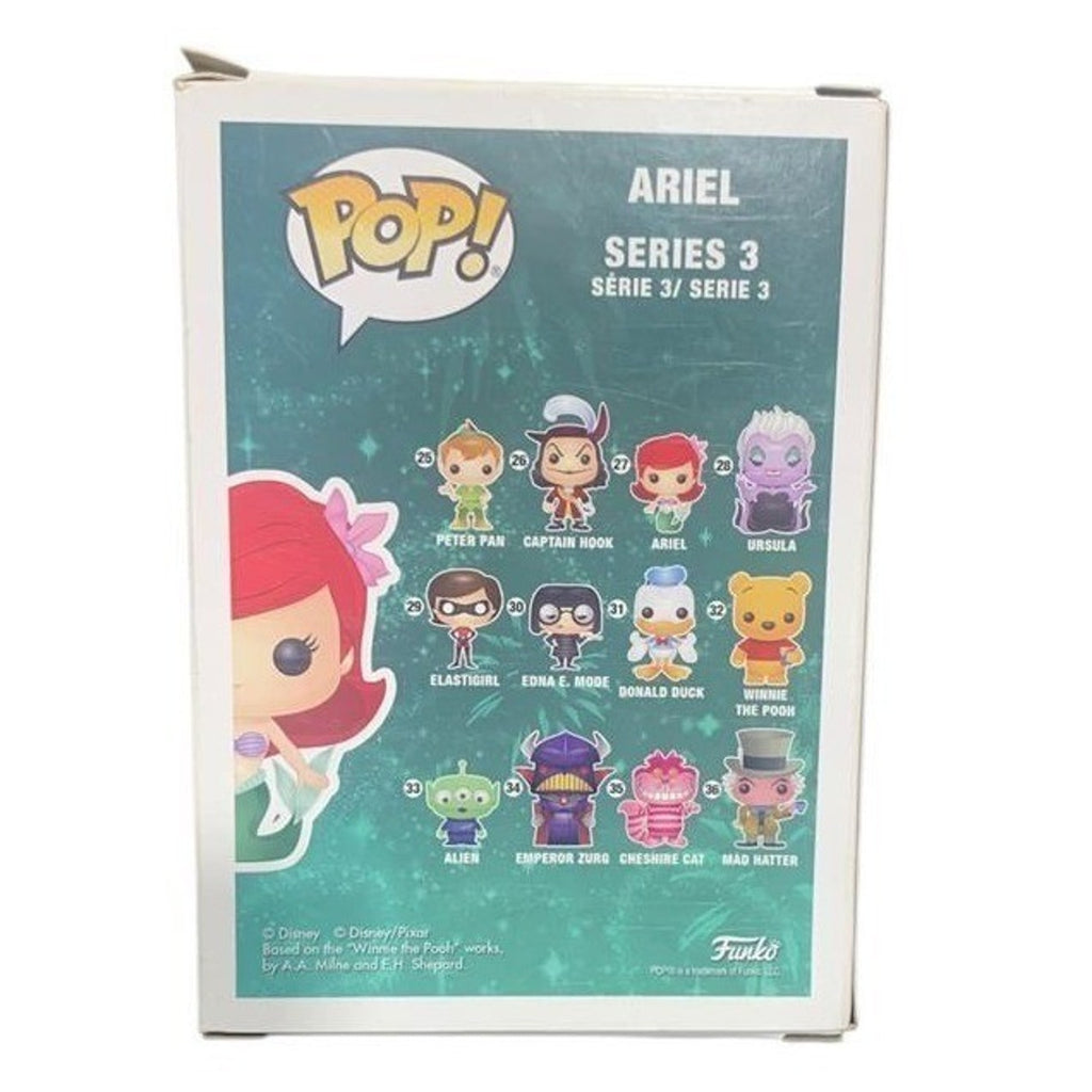 Funko Pop Disney The Little Mermaid Ariel 27 Series 3 Vinyl Figure Red Hair