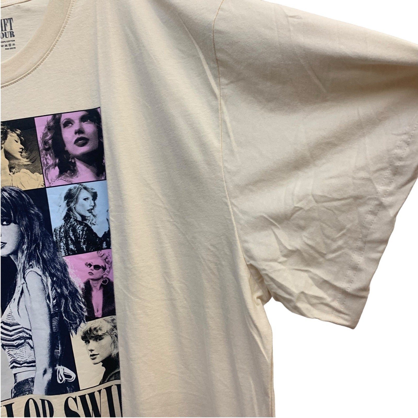 Eras Tour T-Shirt Beige - Size 4x Taylor Swift