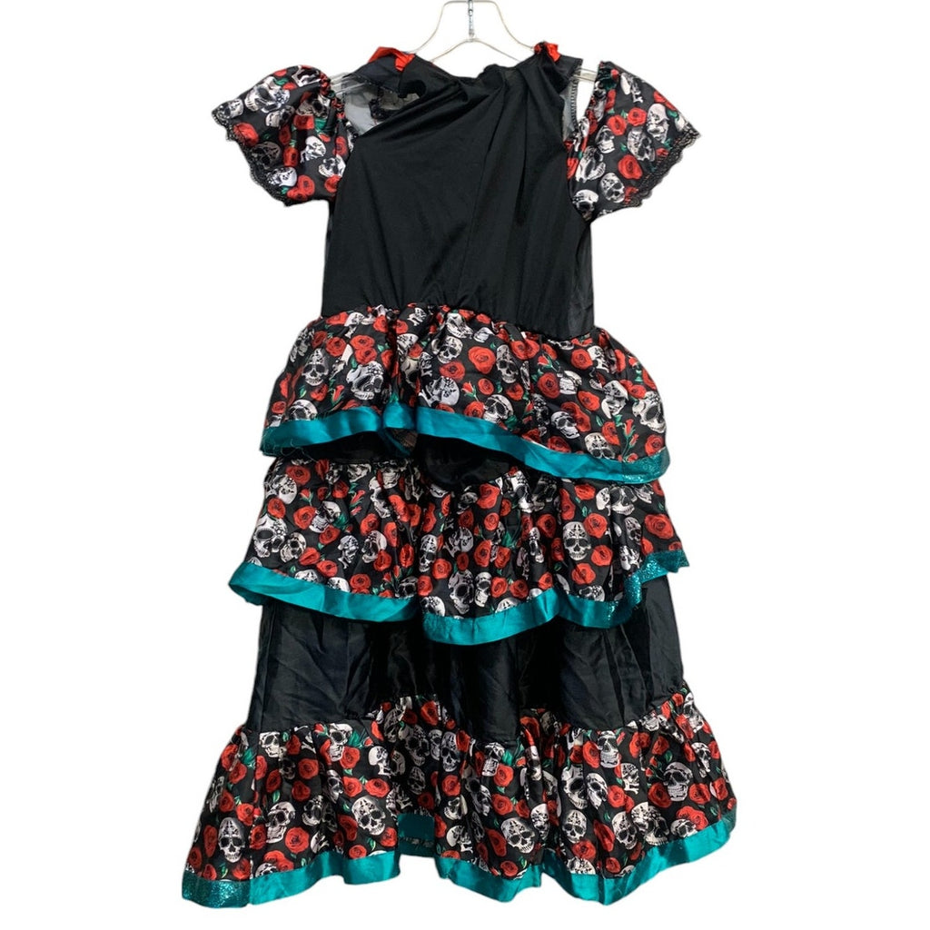 Day of the Dead Darling Dress Costume SZ M (7/8)