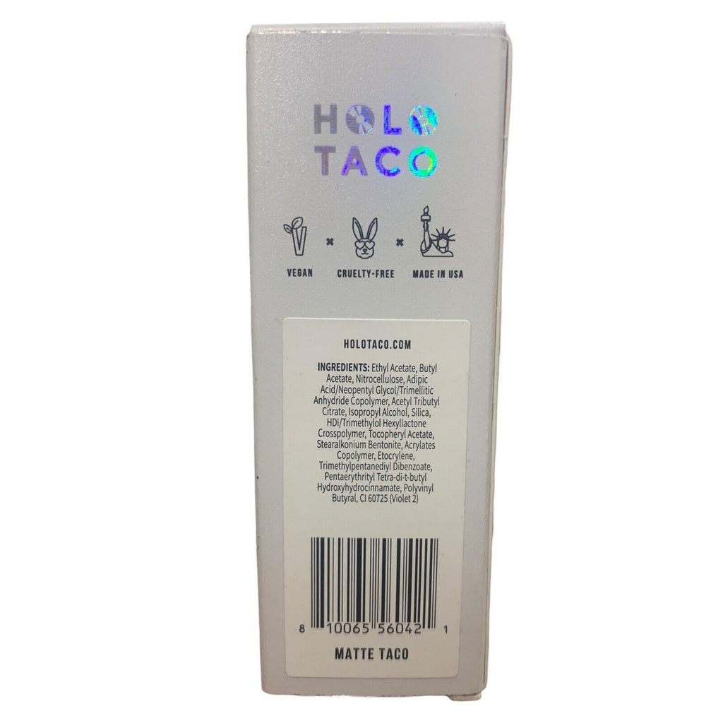 HOLO TACO NAIL POLISH *MATTE TACO* New In Box