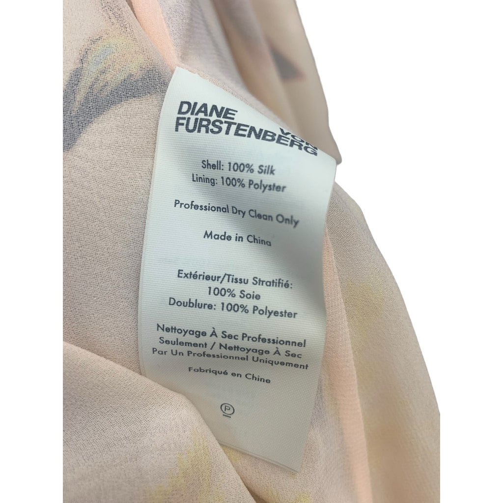 DVF  Diane Von Furstenberg New Savilla Dress Bolan Bone SZ 4