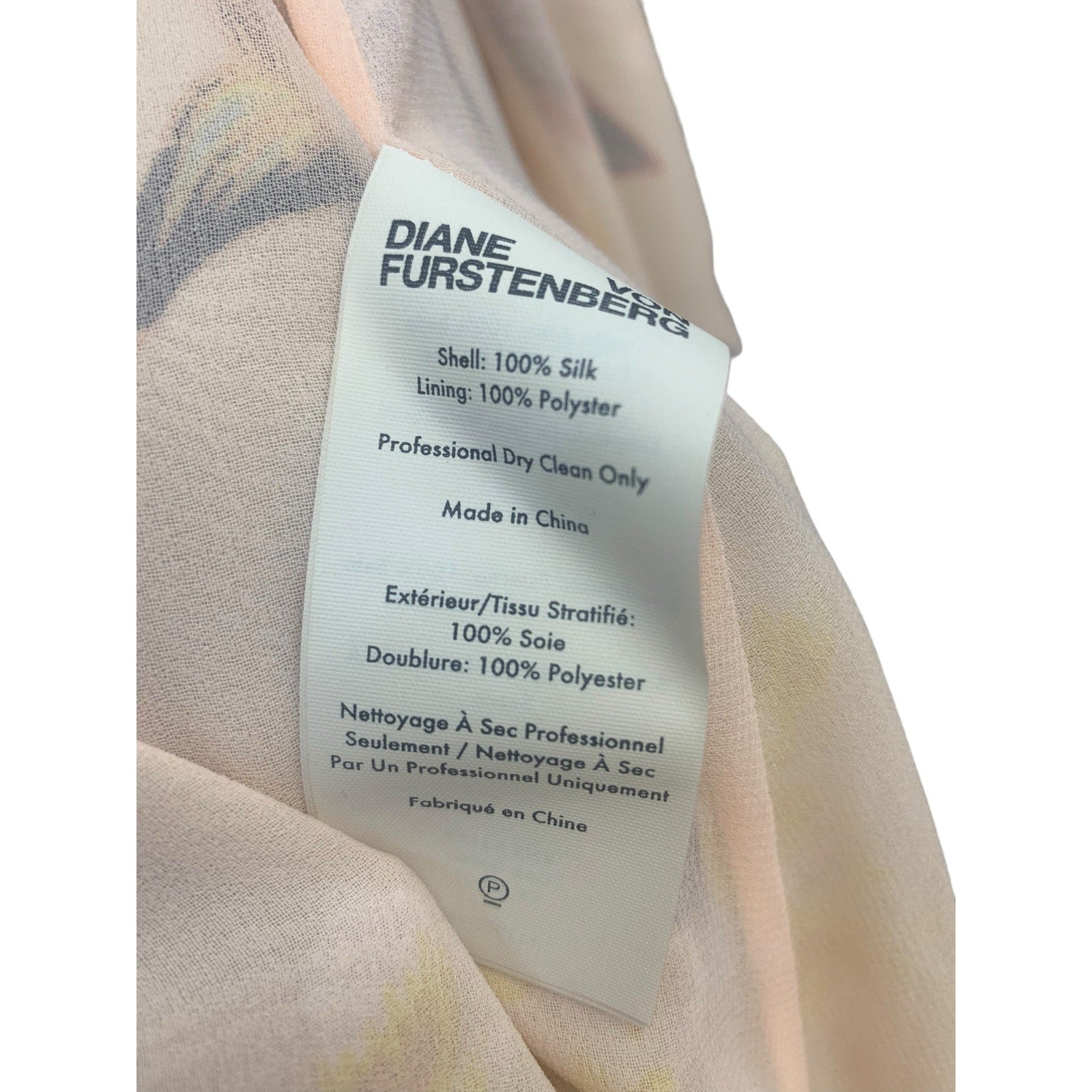 DVF  Diane Von Furstenberg New Savilla Dress Bolan Bone SZ 4