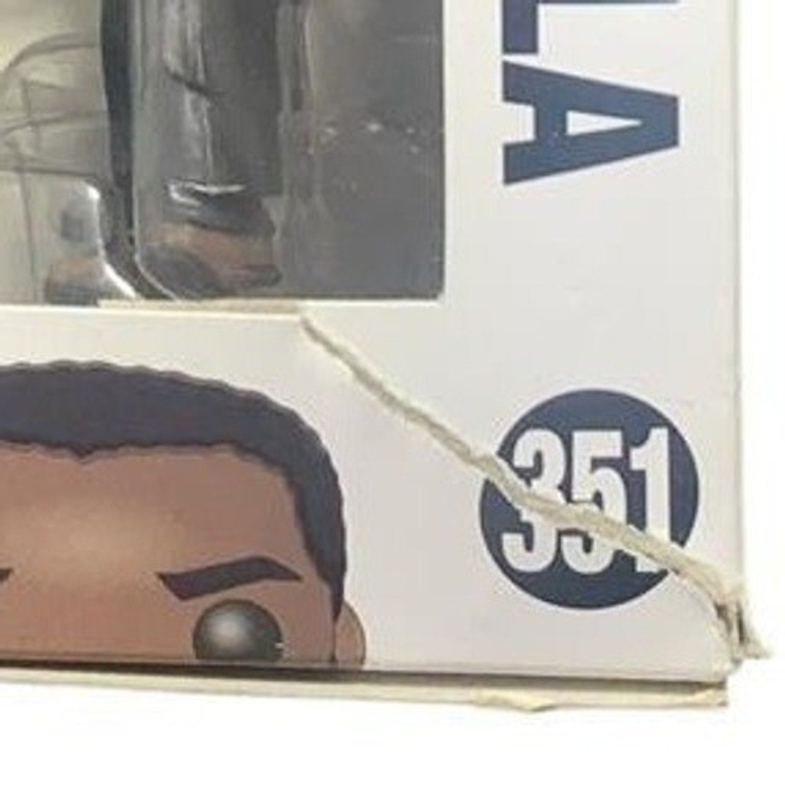 Funko Pop Marvel Black Panther T'Challa 351 Vinyl Bobble-Head Figure Box Damage