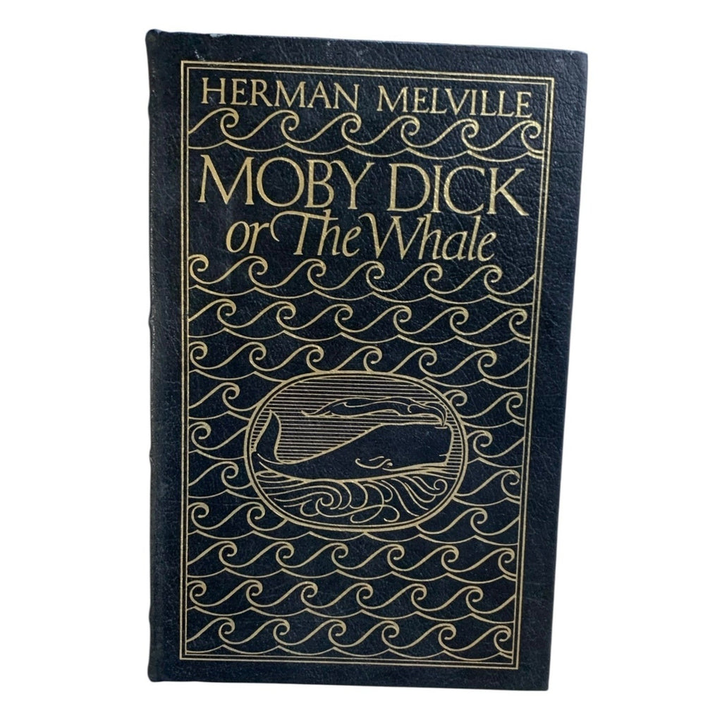 Moby Dick or The Whale Herman Melville Black & Gold Hardcover Book