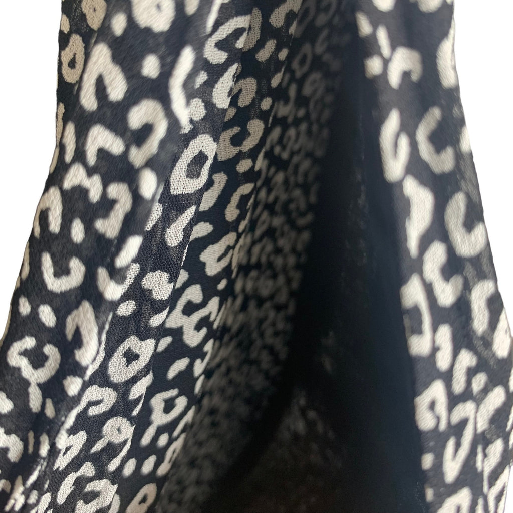 Maeve Faux Wrap Carolyn Animal Print Elastic Waist Boho Y2K