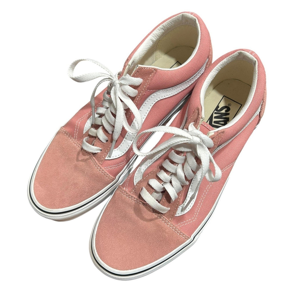 Vans Old Skool Salmon Pink Suede Canvas Skate Shoes Mens 8.5 Womens 10
