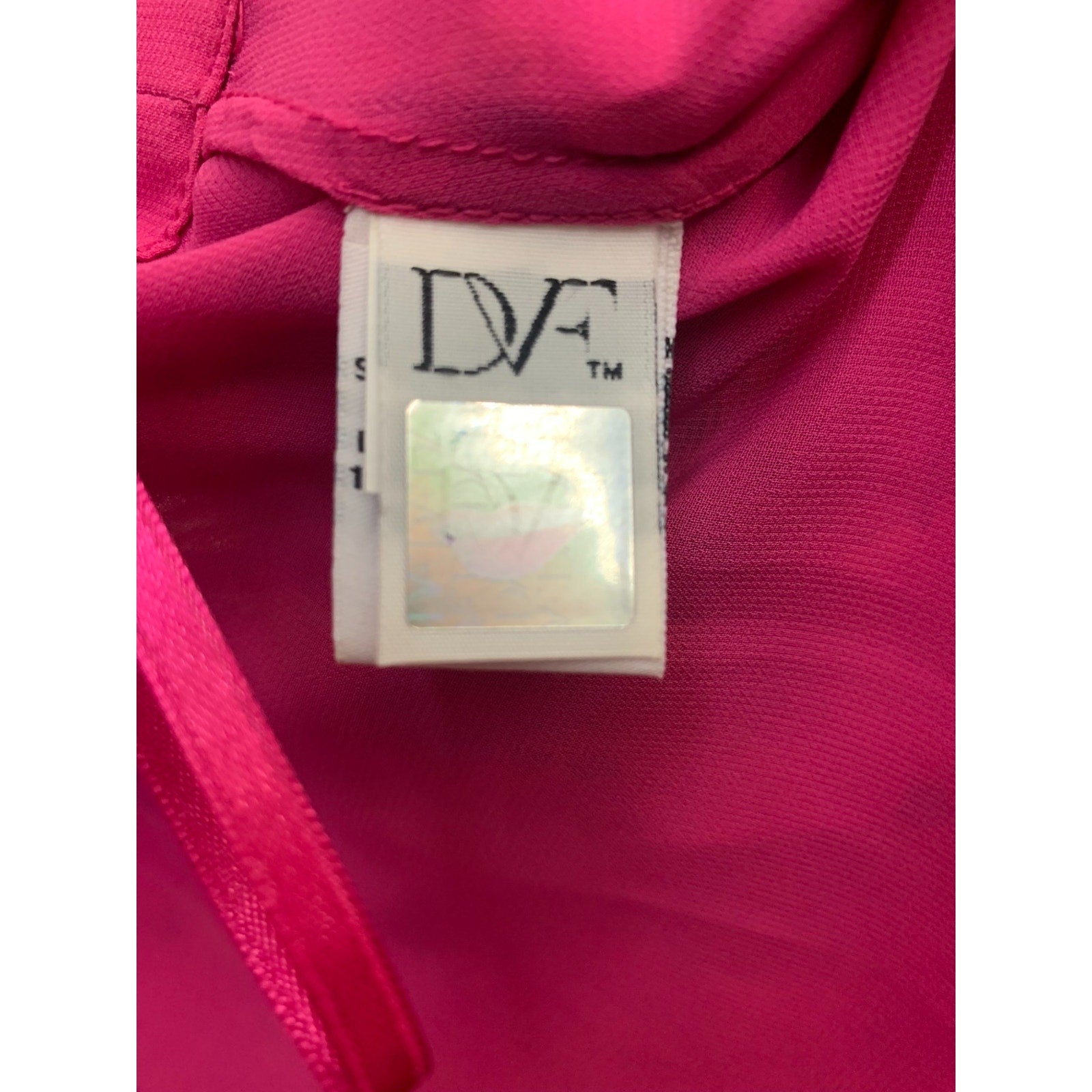 DVF Diane Von Furstenberg Bali Wrap Dress Pink Floral SZ 4