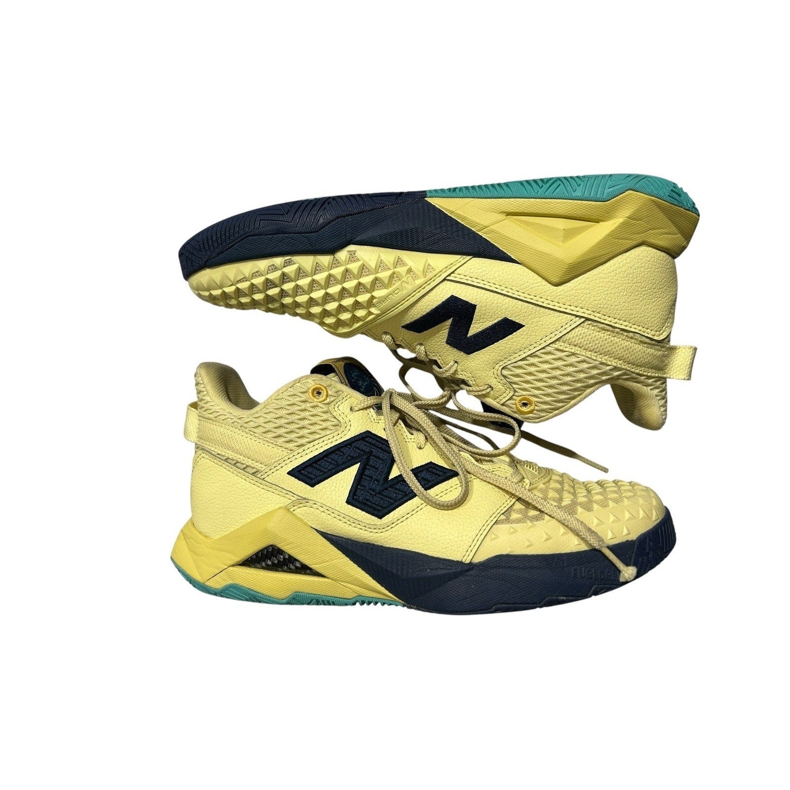New Balance Women's Coco CG2 Tennis Shoe Parchment & Navy WCHCOCP Womens 8.5