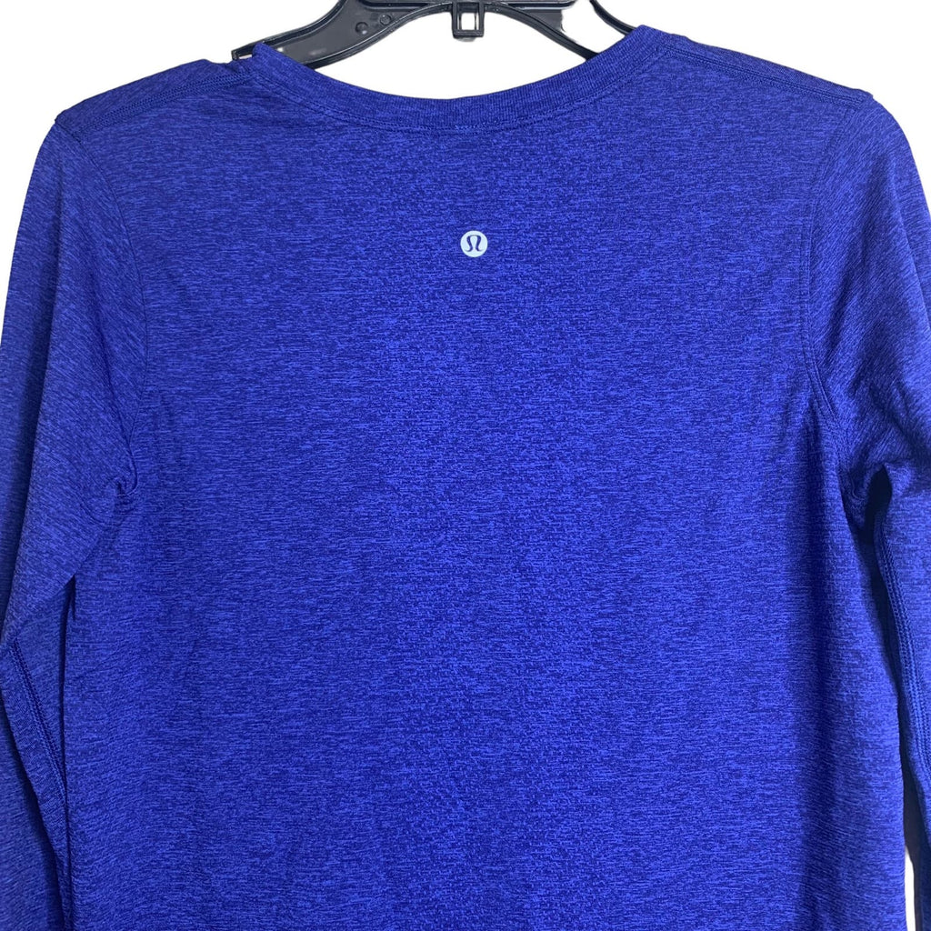 Lululemon Swiftly Breathe Long sleeve Women Blue SZ 4