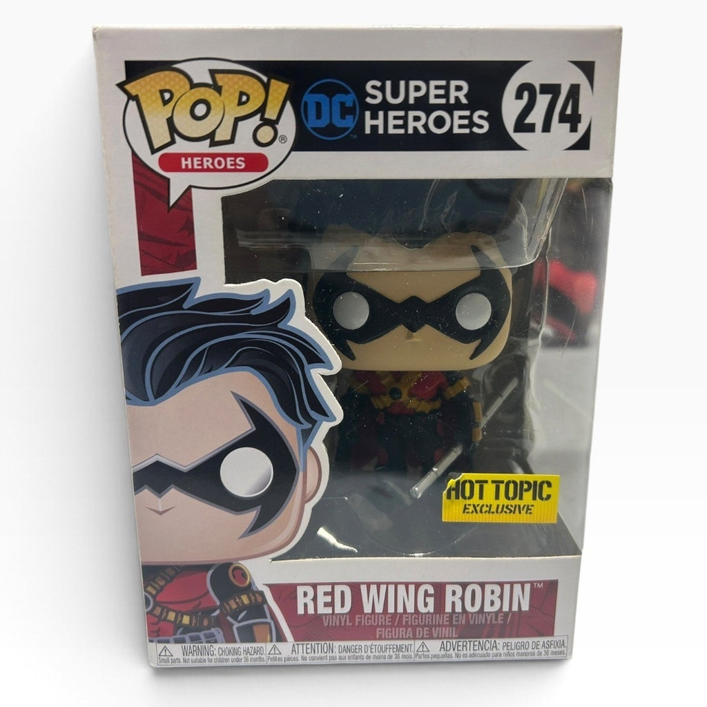 Funko Pop DC Super Heroes Batgirl 03 Nightwing 40 Red Wing Robin 274 Bundle
