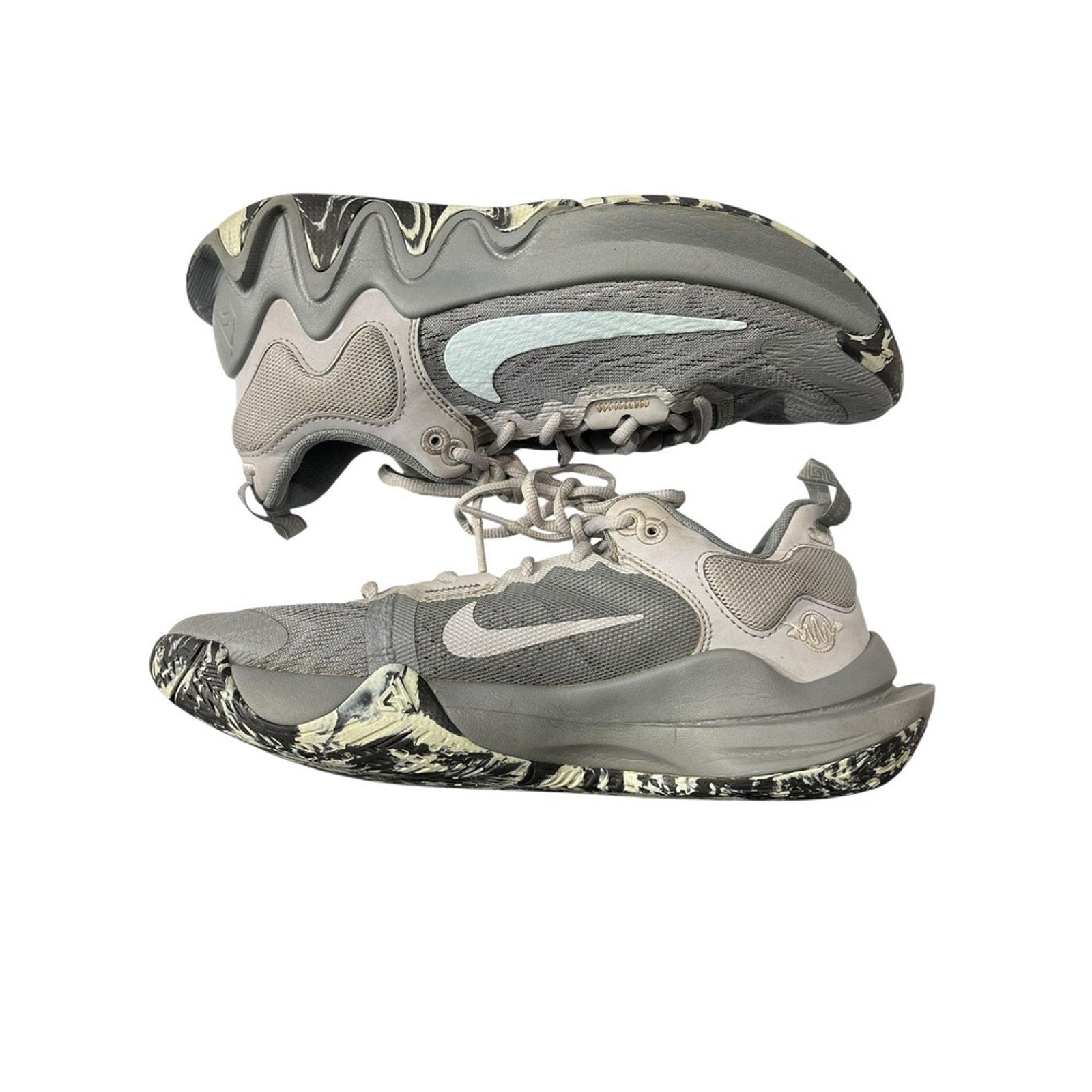 Nike Giannis Immortality 2 Grey Marbled Basketball Shoes DM0825-004 Mens SZ 7.5