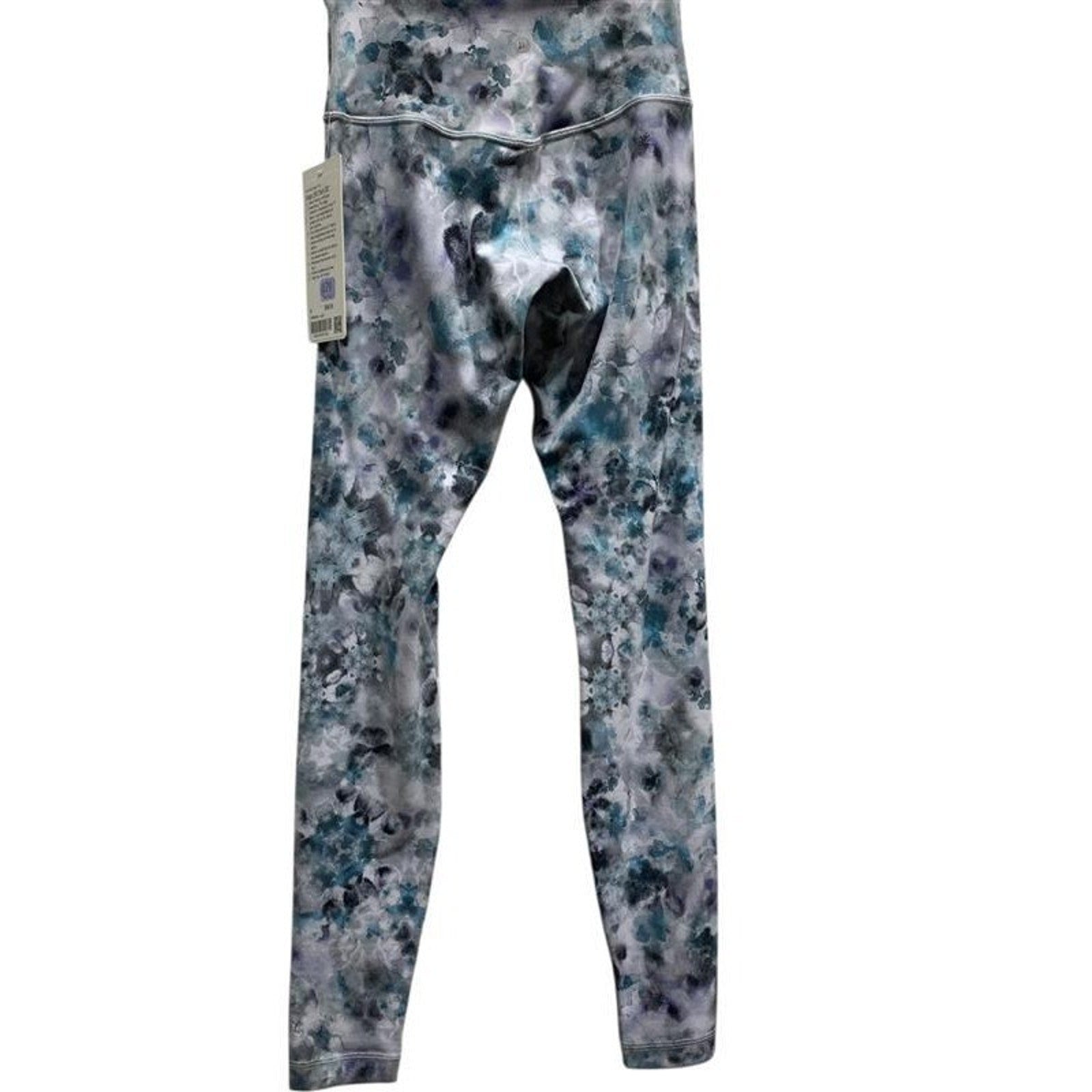 Lululemon Align High-Rise Pant 28 Kaleidofloral Multi Blue Purple LW5DM9S SZ 4