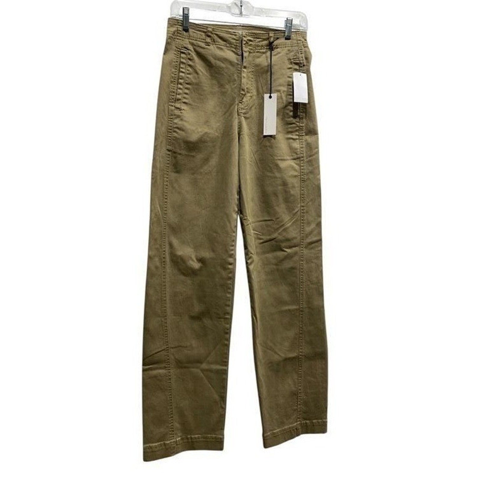 Habitual High Rise Wide Leg Army Green Pants HNM02107B Womens Size 2/26 NEW