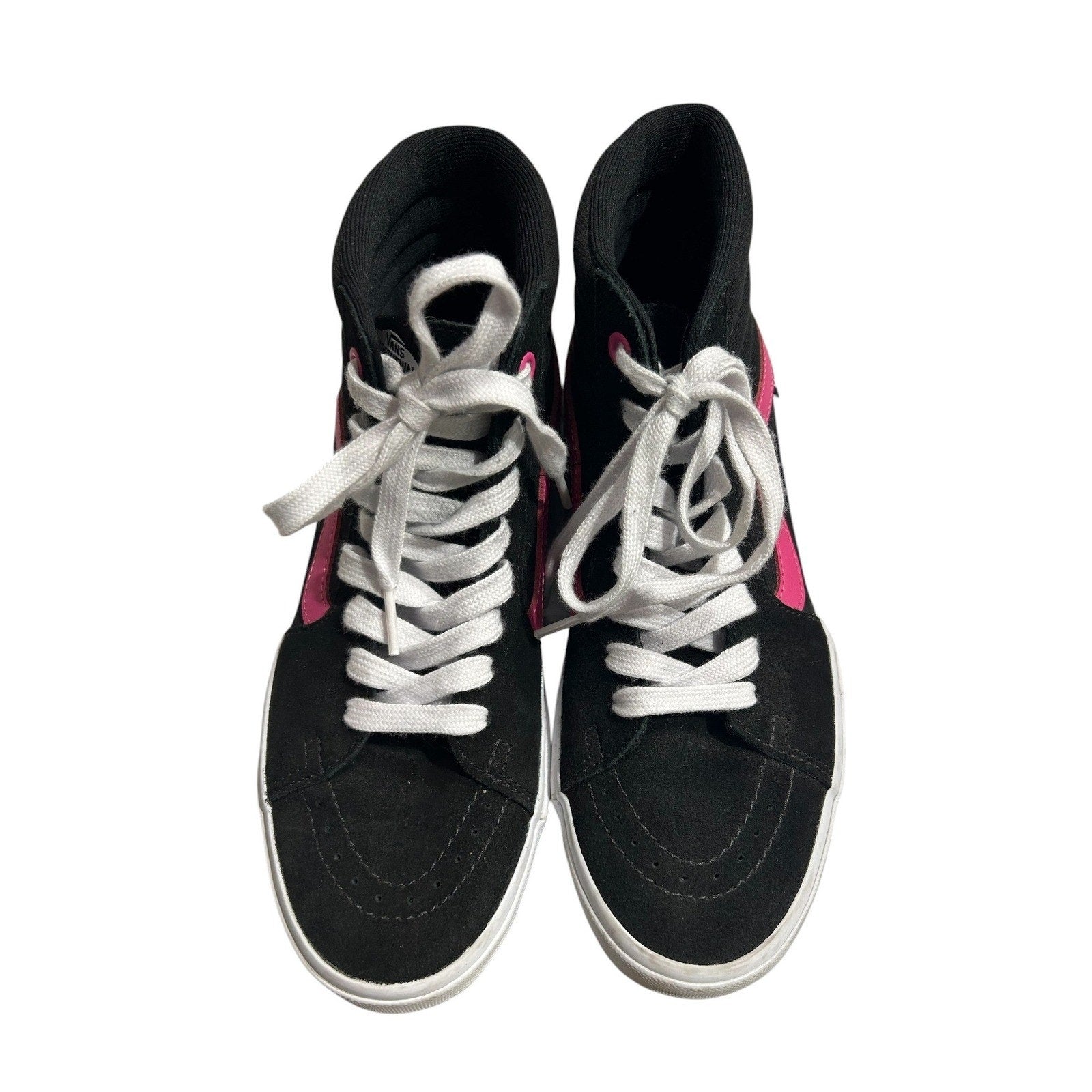 Vans Sk8-Hi BMX Black Pink High Top Sneakers Mens 6.5 Womens 8 emo skater casual