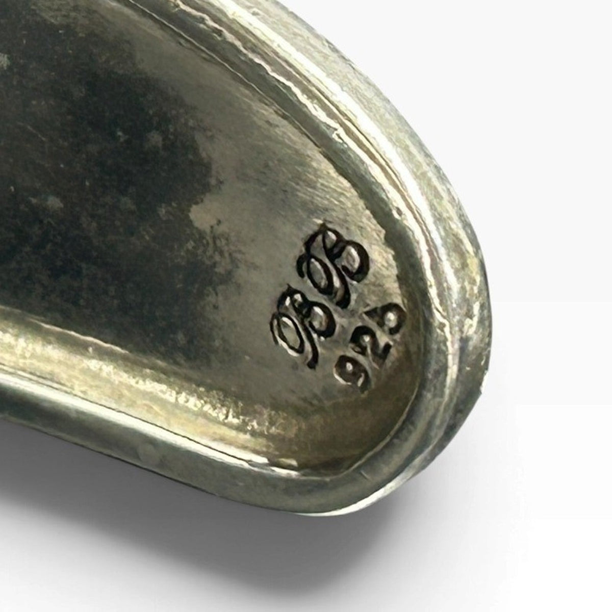 6.75" Vintage BB Becker Sterling Silver 925 Engraved Cuff Bracelet Stamped 925