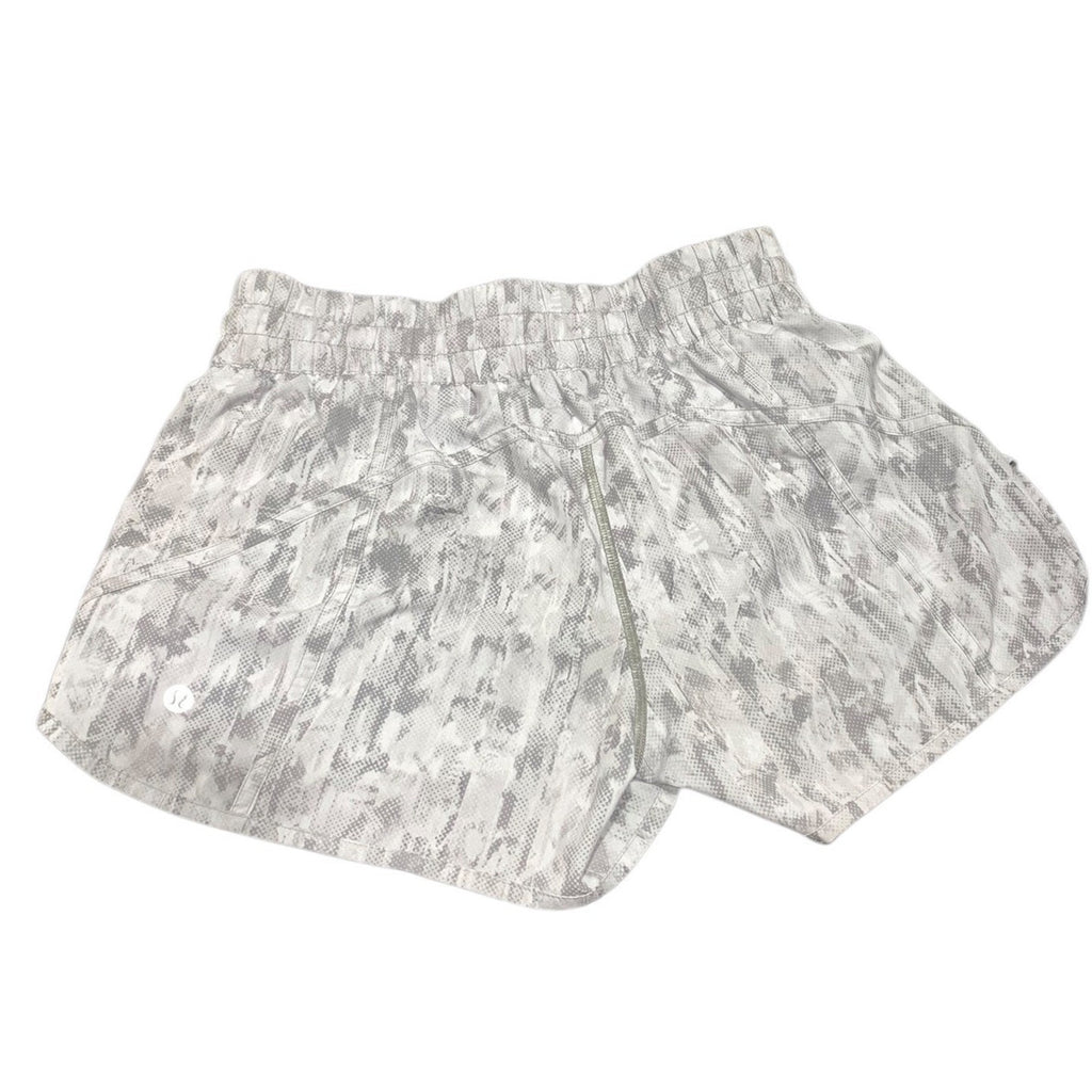 Lululemon Tracker Short V *4" City Breeze Alpine White Multi size 8