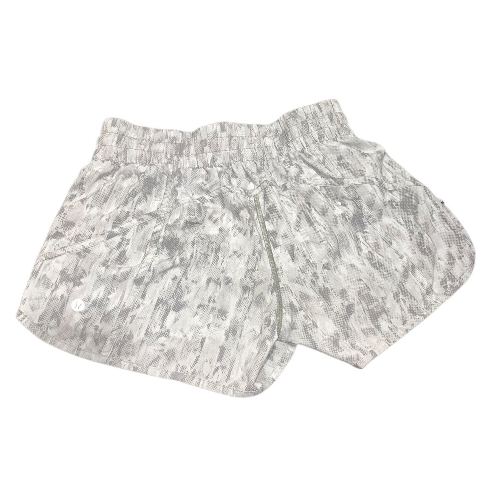 Lululemon Tracker Short V *4" City Breeze Alpine White Multi size 8