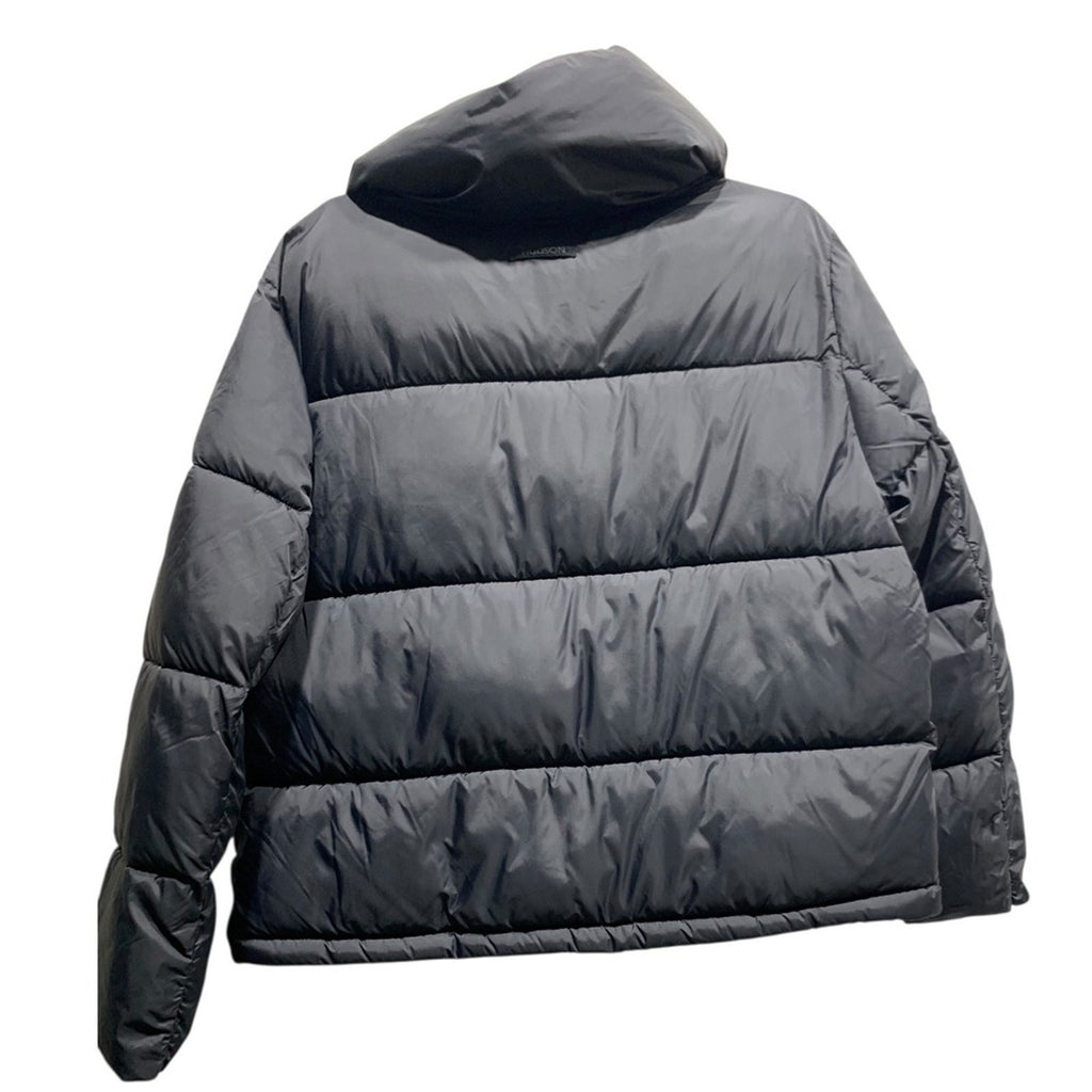 HUDSON Black Puffer Jacket Stand Collar Full Zip Women's Size Medium
