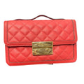 MICHAEL Michael Kors SLOAN MESSENGER Red and Gold Crossbody Bag