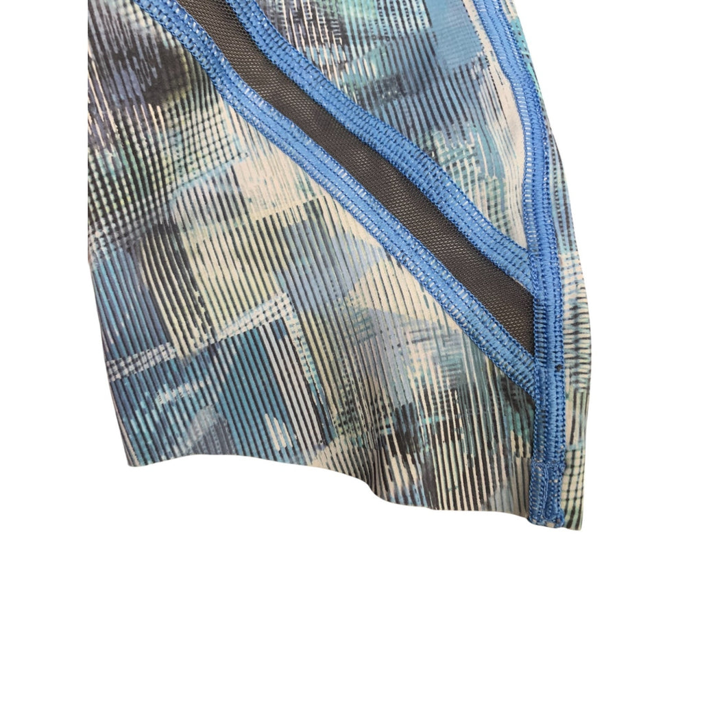 Lululemon On Pace Crop *21" Sun Dazed Multi Blue SZ 2