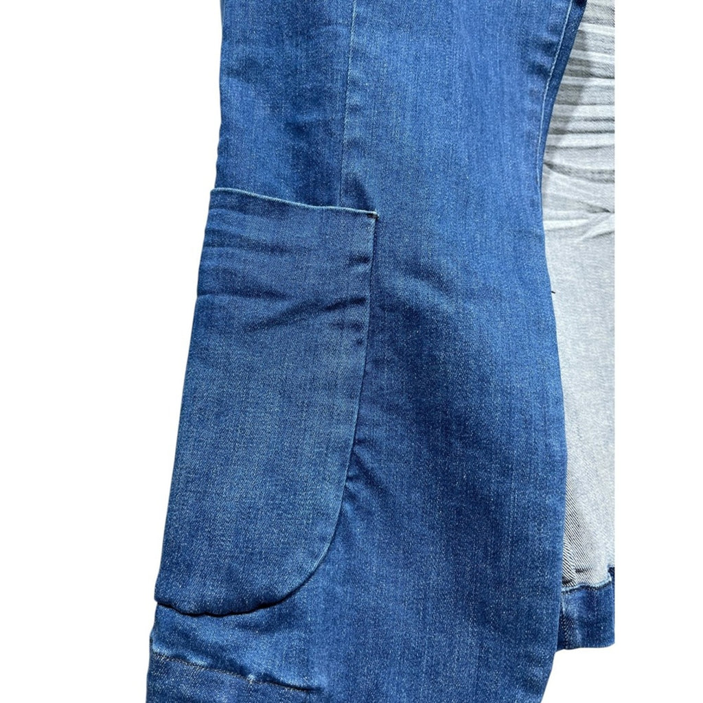 Frank & Eileen Denim Blazer Jacket Est 1947 Blue Cotton Medium M