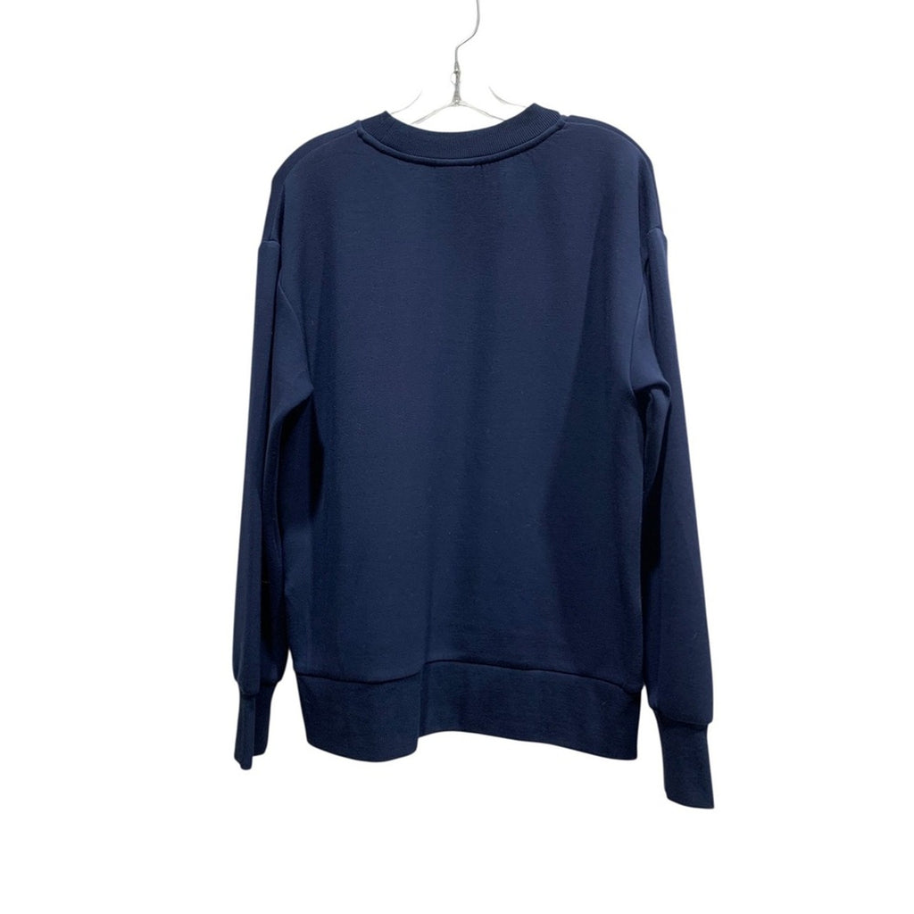 Varley Gabriella Sweatshirt Navy Blue DoubleSoft Crewneck Women's Small