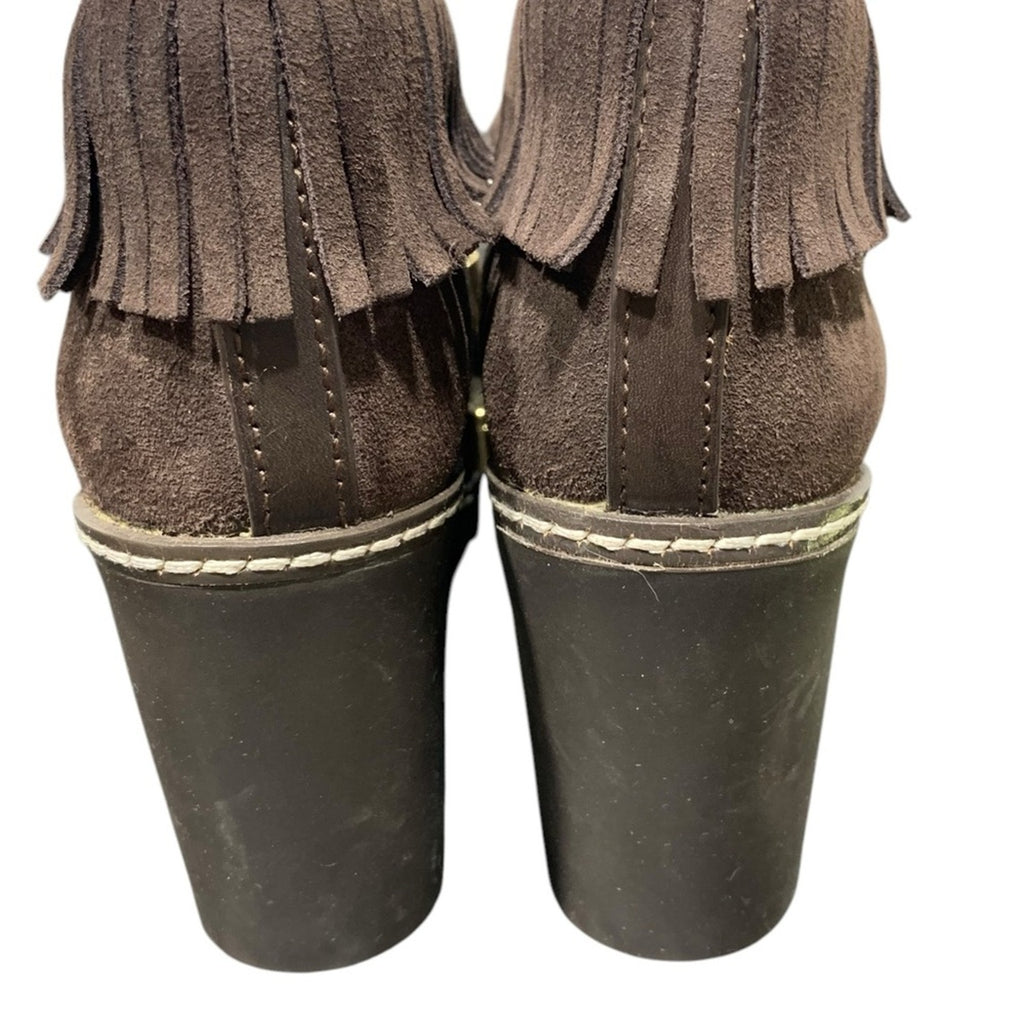 Tory Burch Fringe Ankle Boots SZ 5 M